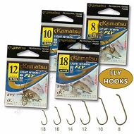 Light-Nymph-Fly-Fishing-Hooks-Forged-Brown-Strong-Tying-Salmon-Trout-Dry-Wet