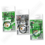 Fishing-Wire-Traces-Leader-30cm-18kg-40lb-Coated-Green-Black-Sea-Pike-Tackle